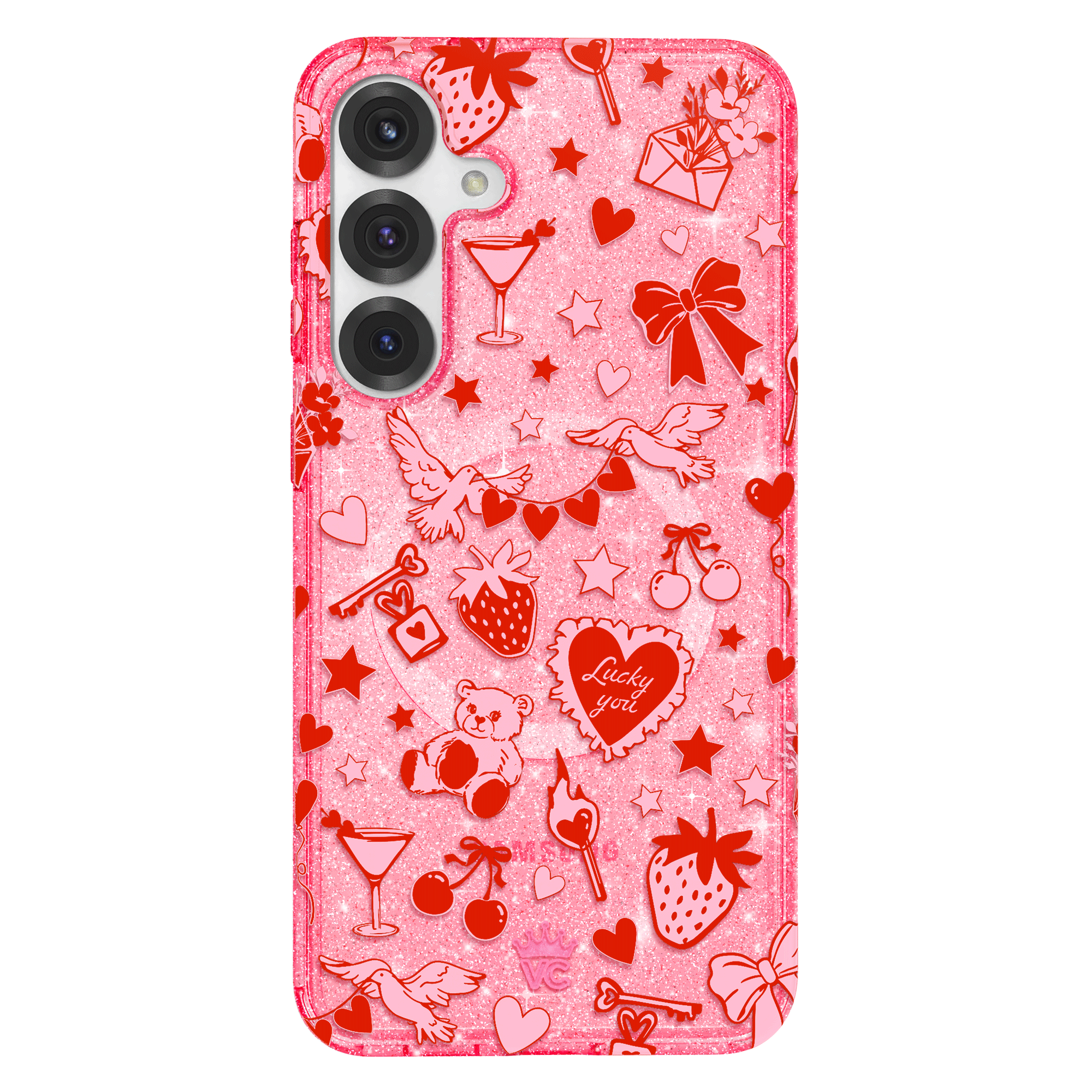 Be Mine Glitter Samsung Case