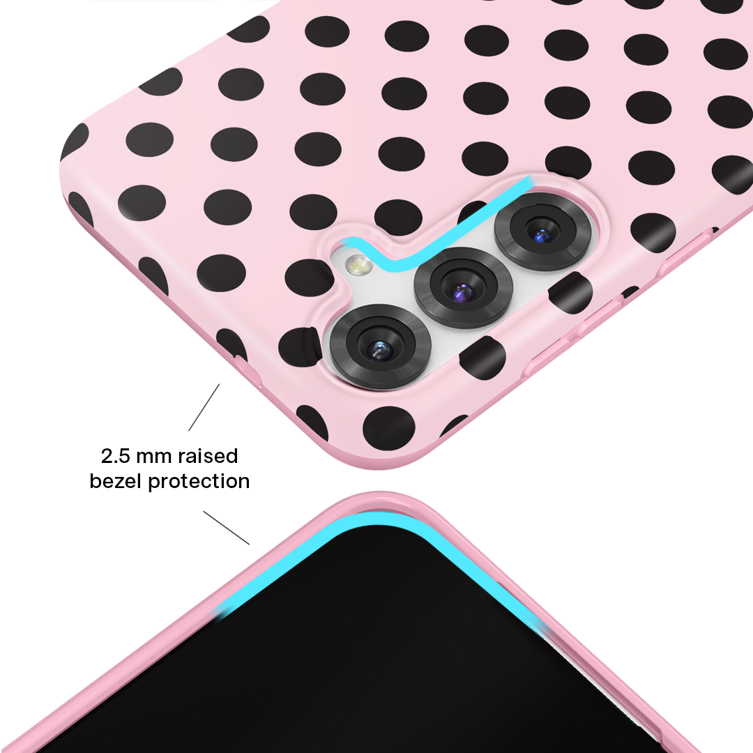 Princess Pink Polka Dot Samsung Case