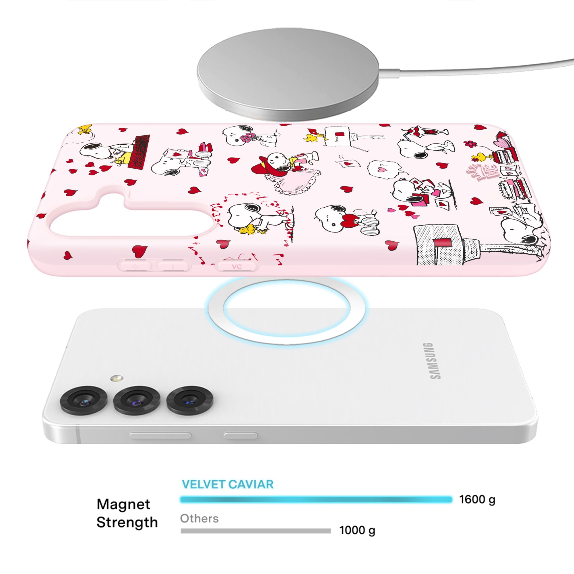 Snoopy Lovely Moods Samsung Case