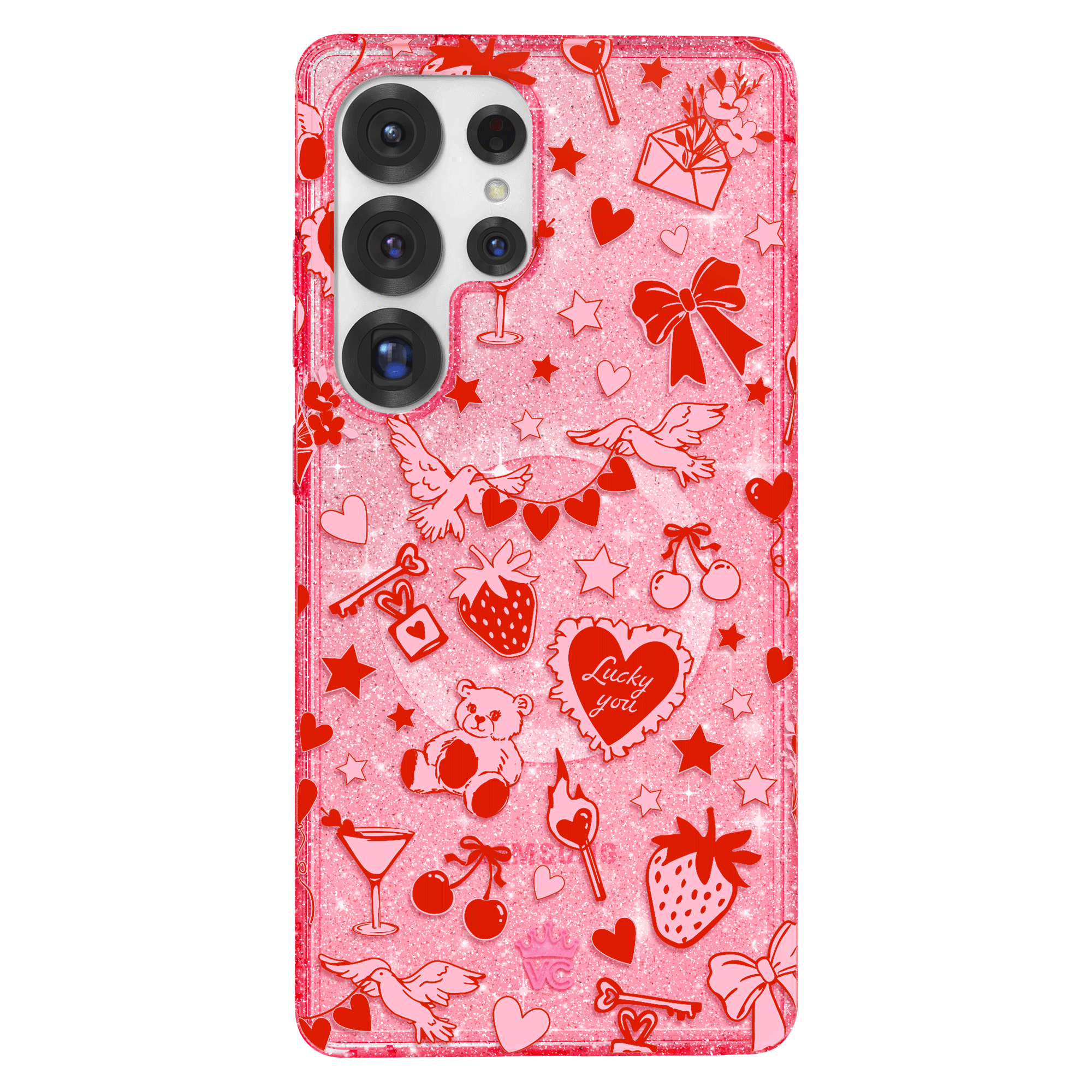 Be Mine Glitter Samsung Case