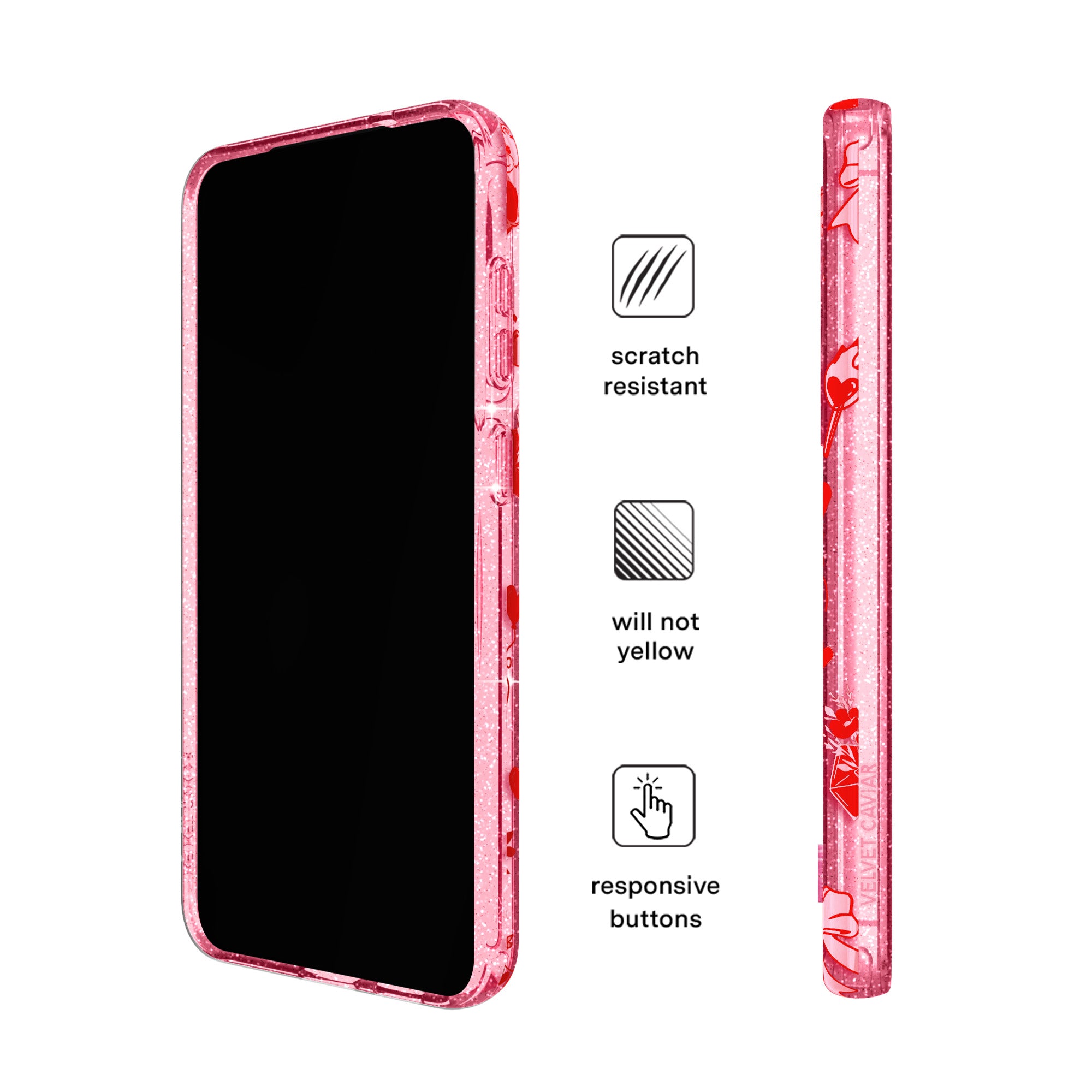 Be Mine Glitter Samsung Case