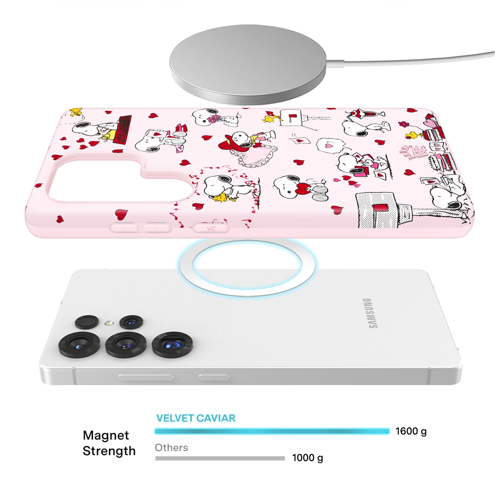 Snoopy Lovely Moods Samsung Case