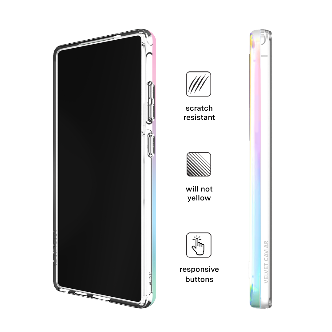 White Opal Samsung Case