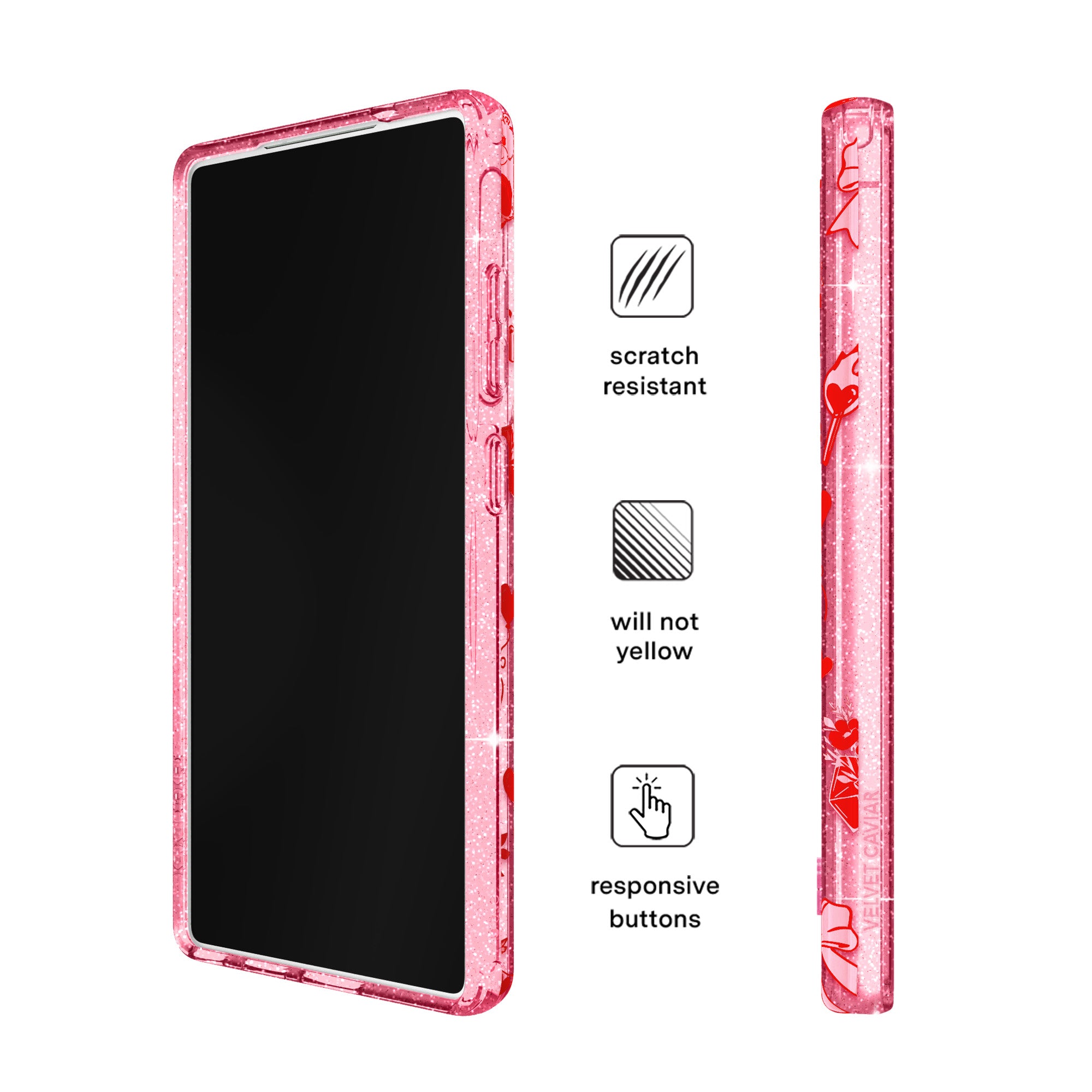 Be Mine Glitter Samsung Case