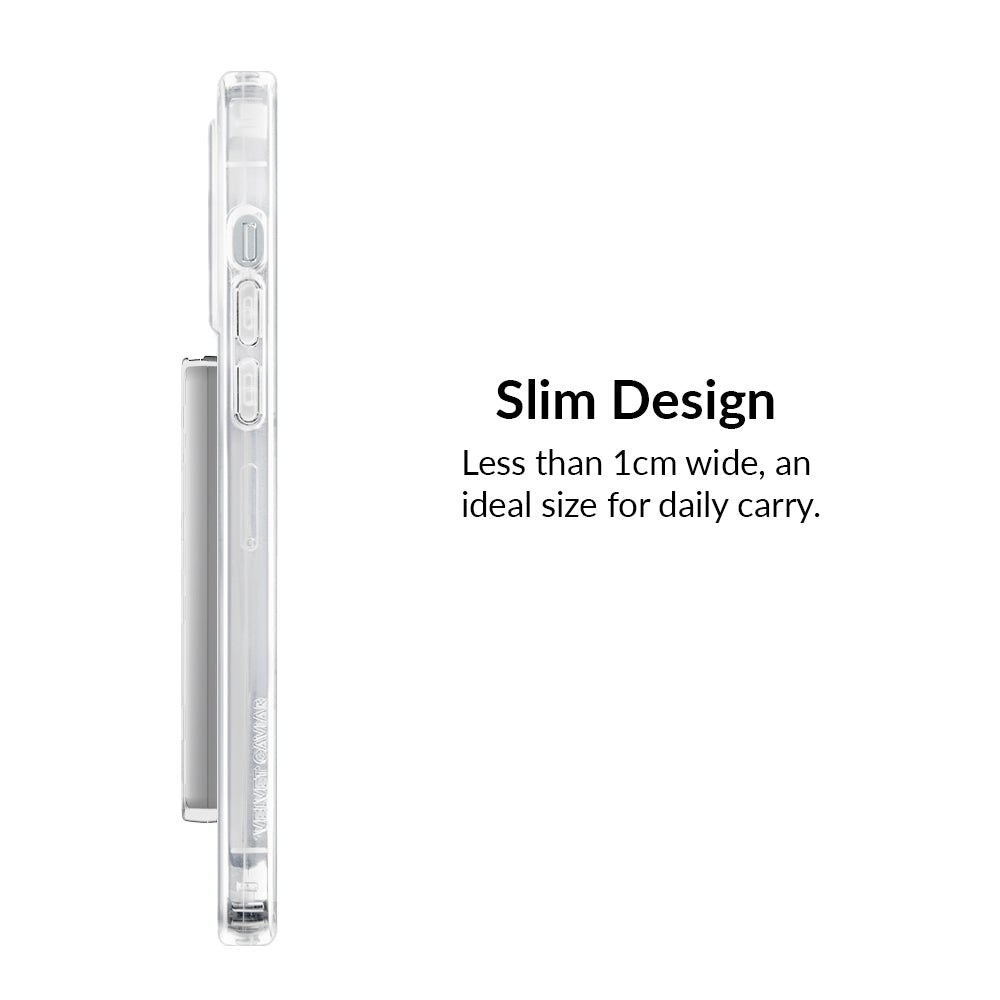 Silver Chrome Leopard MagSafe Wallet