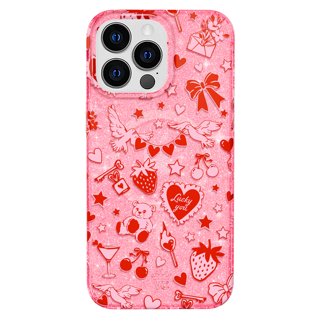 Be Mine Glitter iPhone Case