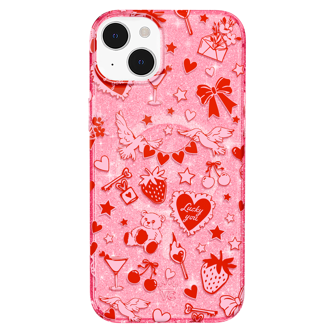 Be Mine Glitter iPhone Case