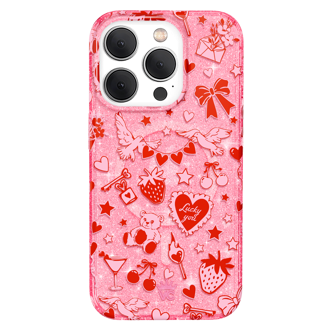 Be Mine Glitter iPhone Case