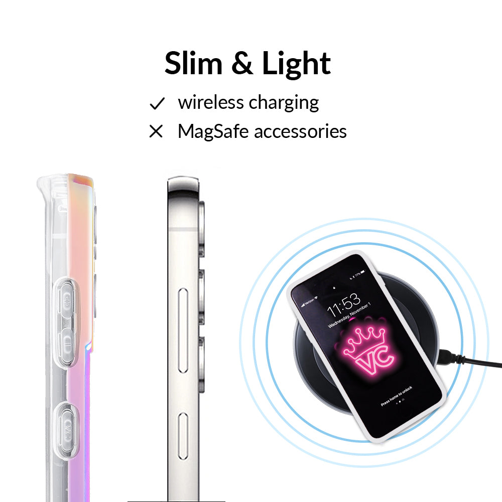 White Opal Samsung Case