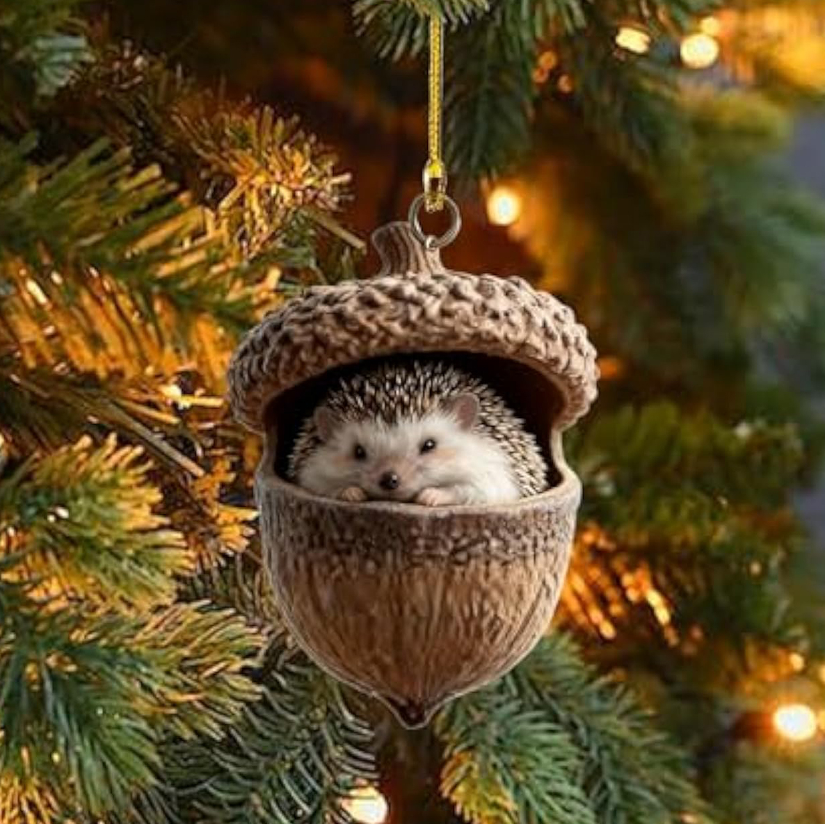 🎁❤Forest Animal Acorn Ornaments – Cozy Forest Christmas Ornaments