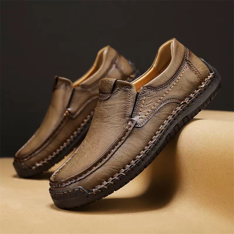 ⏰Promotion - 50% OFF🔥Men's Handcrafted Genuine Leather Orthopedic Loafers