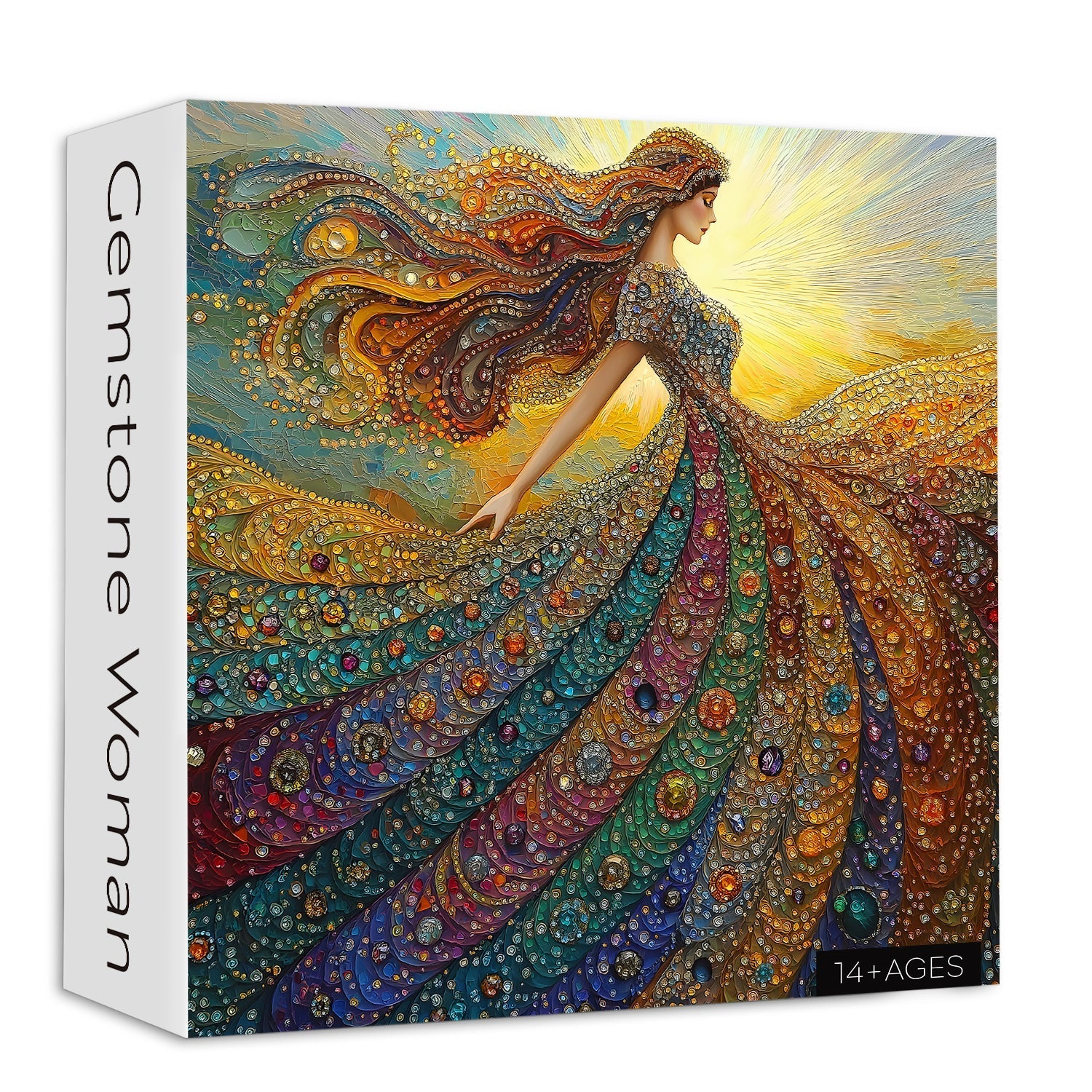 Gemstone Woman Wooden Jigsaw Puzzle 1000 Piece