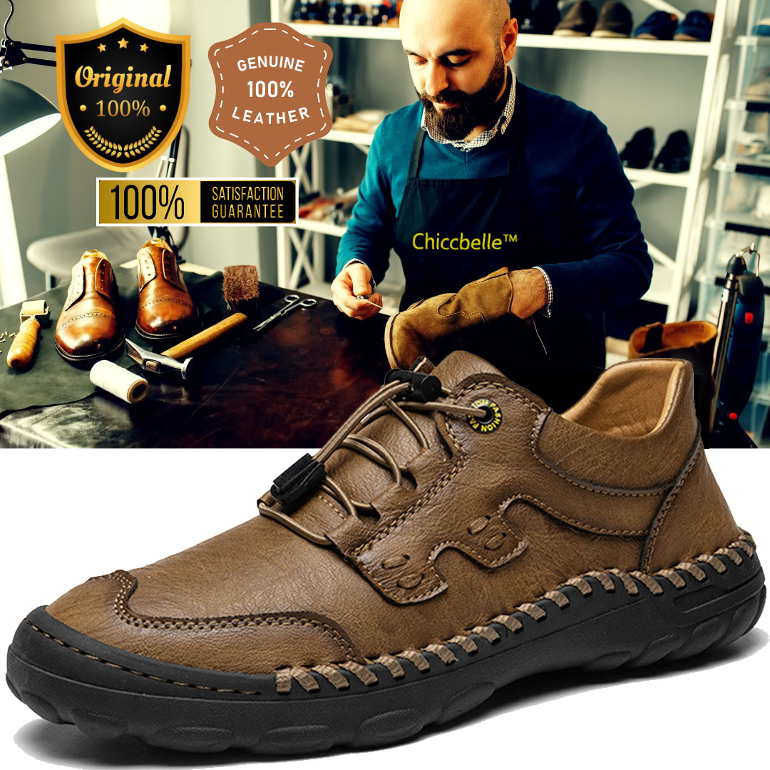 ⏰Promotion - 50% OFF🔥Men's Handmade Genuine Leather Outdoor Loafers