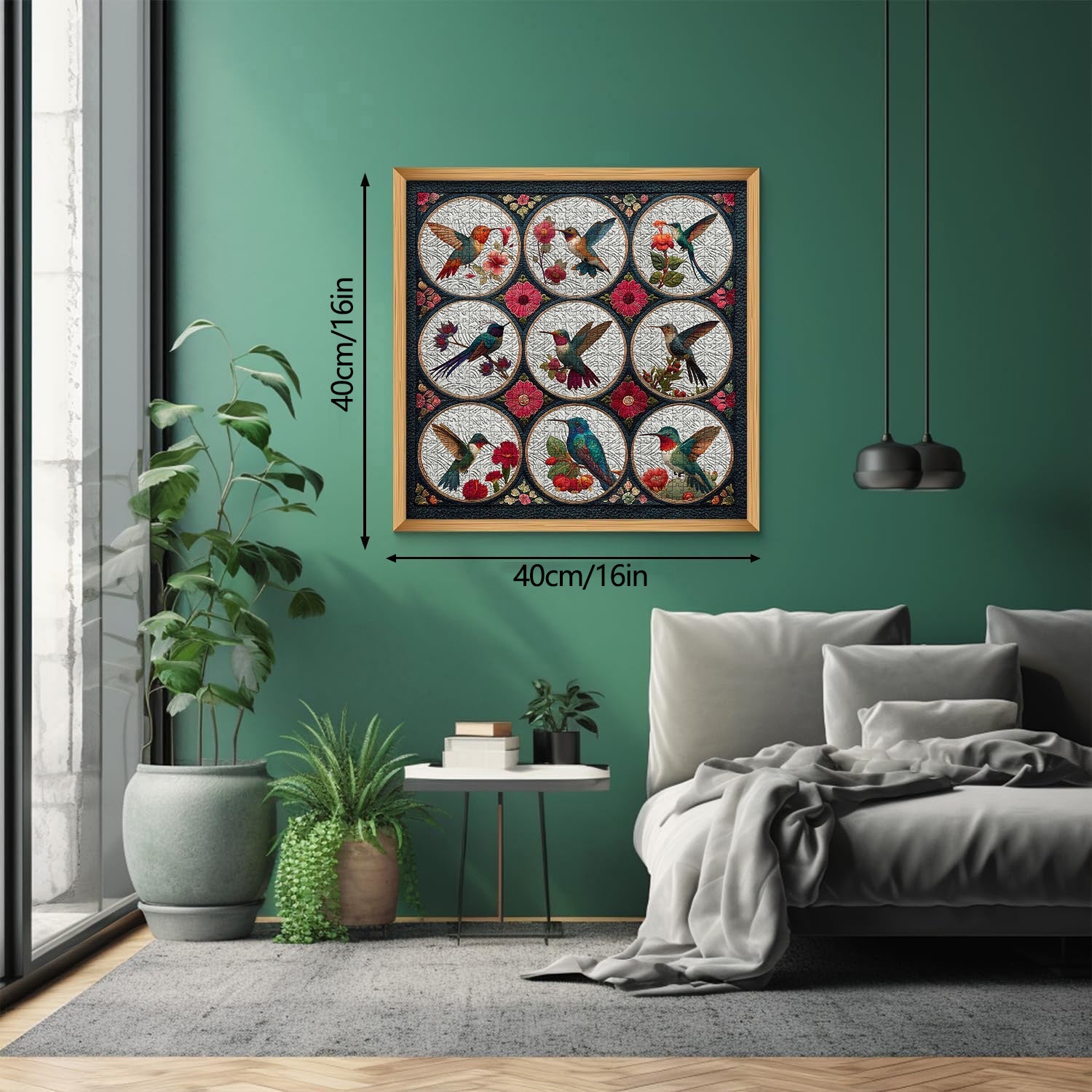 Hummingbirds Among Flowers Wooden Jigsaw Puzzles 1000 Pieces