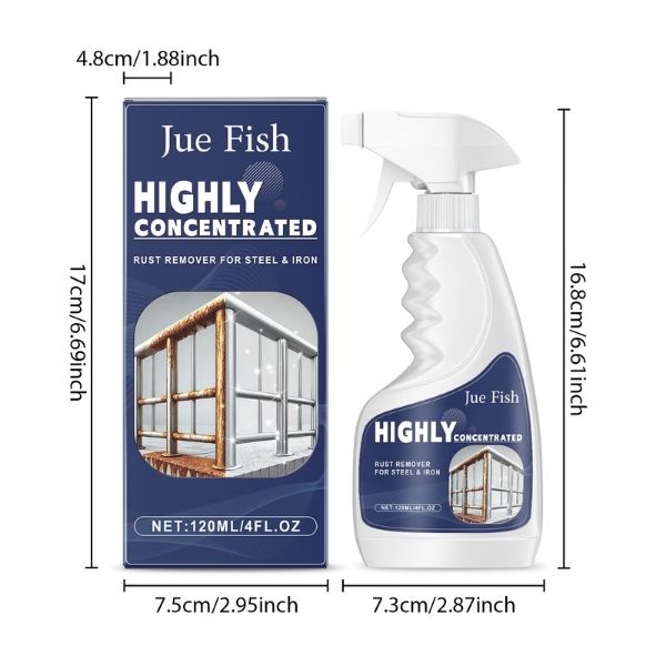 Powerful Rust Remover Spray – Instantly Restore Metal & Stainless Steel