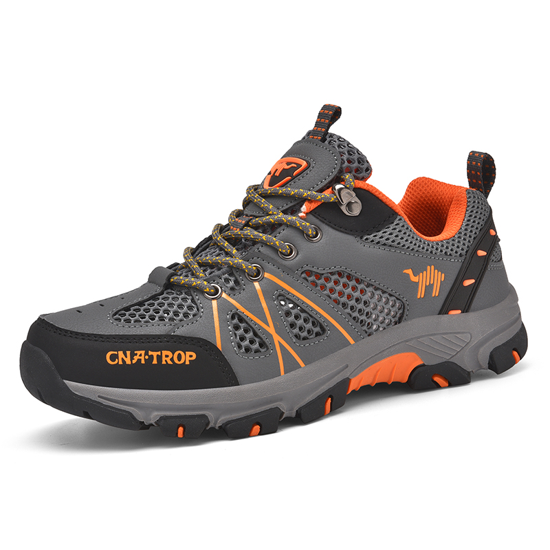 Men's Hiking Shoes Waterproof Breathable Non-Slip Outdoor Sneakers