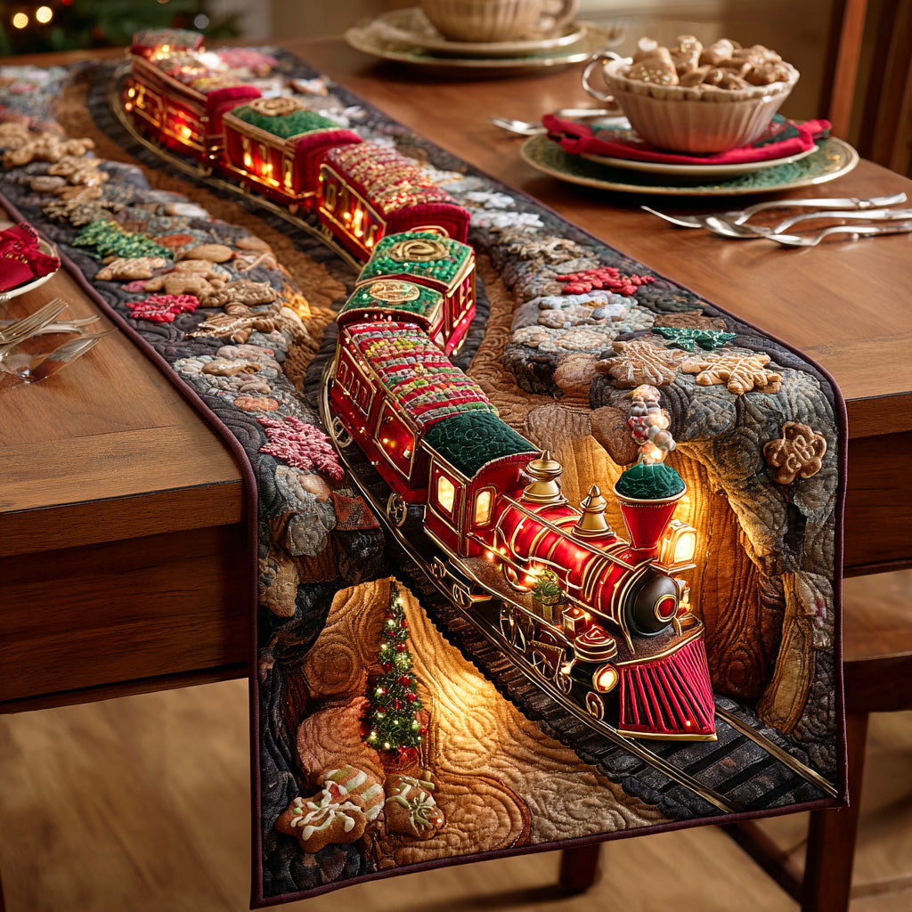 Festive Steamline Quilted Table Runner NCU0TD1075