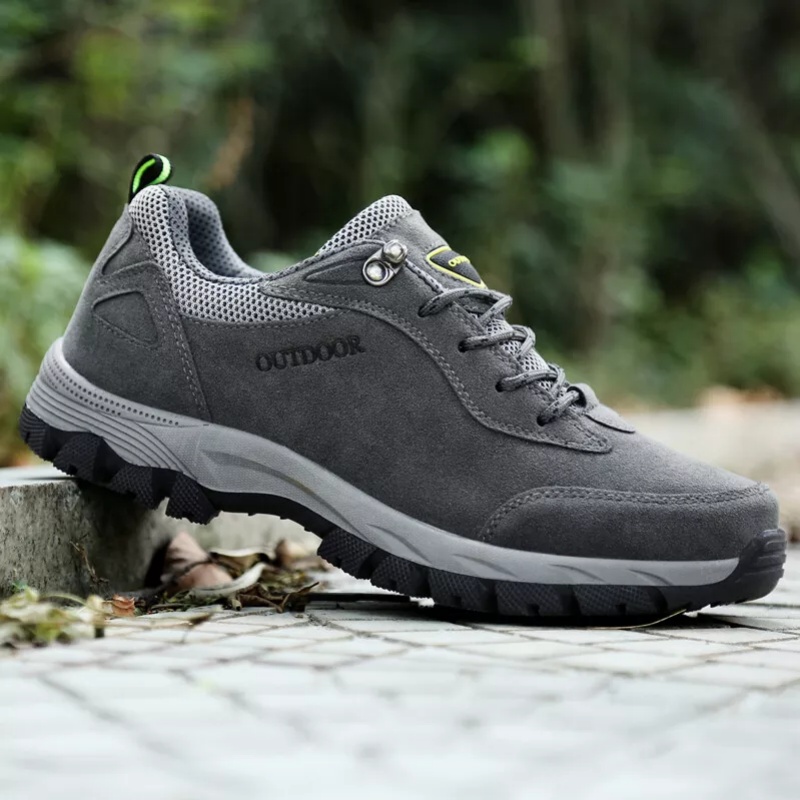 Men's Waterproof Breathable Lightweight Arch Support Hiking Shoes for Plantar Fasciitis (Medical Certification)