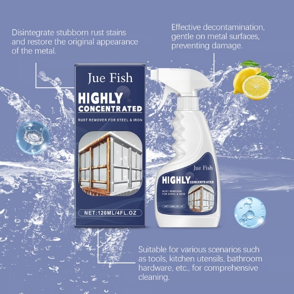 Powerful Rust Remover Spray – Instantly Restore Metal & Stainless Steel