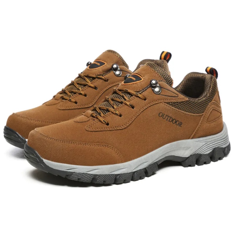 Men's Waterproof Breathable Lightweight Arch Support Hiking Shoes for Plantar Fasciitis (Medical Certification)