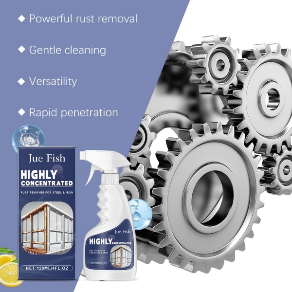 Powerful Rust Remover Spray – Instantly Restore Metal & Stainless Steel