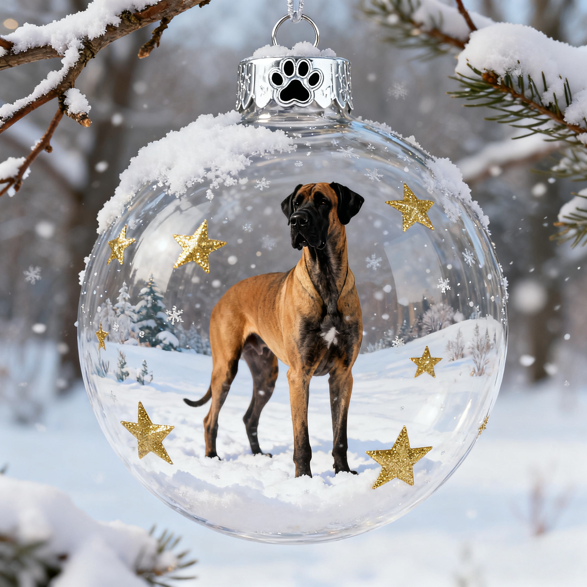 🔥LAST DAY 60% OFF-🐶Canine Crystal Glass Decoration Set