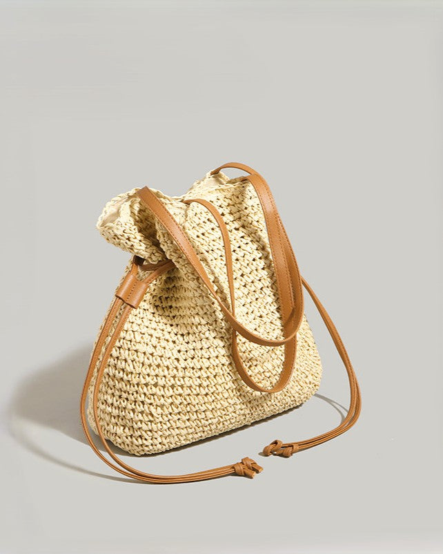 The Straw Bucket Bag