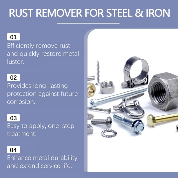 Powerful Rust Remover Spray – Instantly Restore Metal & Stainless Steel