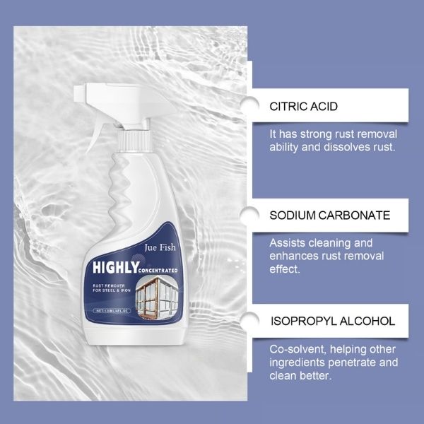 Powerful Rust Remover Spray – Instantly Restore Metal & Stainless Steel