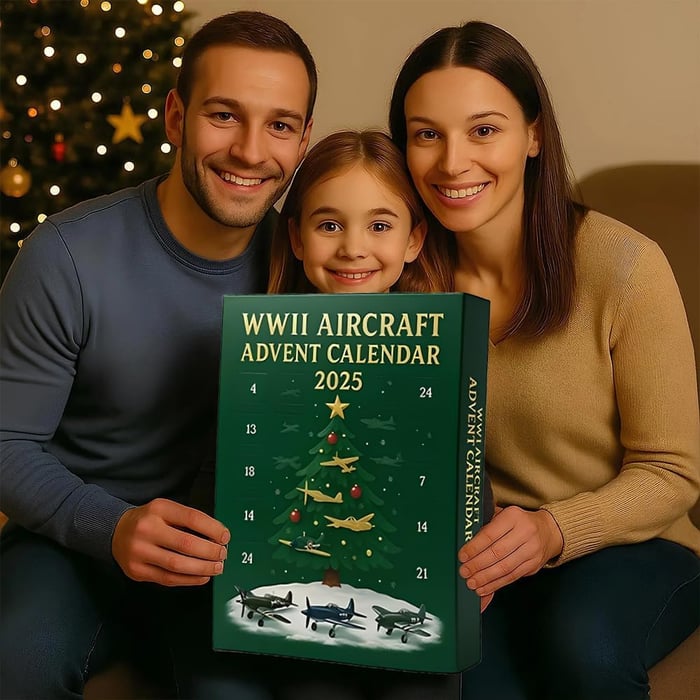 ✈️3D WWII Aircraft Advent Calendar — 24 Mini Warbirds to Unbox (2025 Edition)