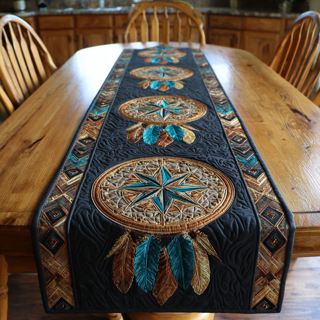 Moonwoven Dreams Quilted Table Runner NCU0TV1185