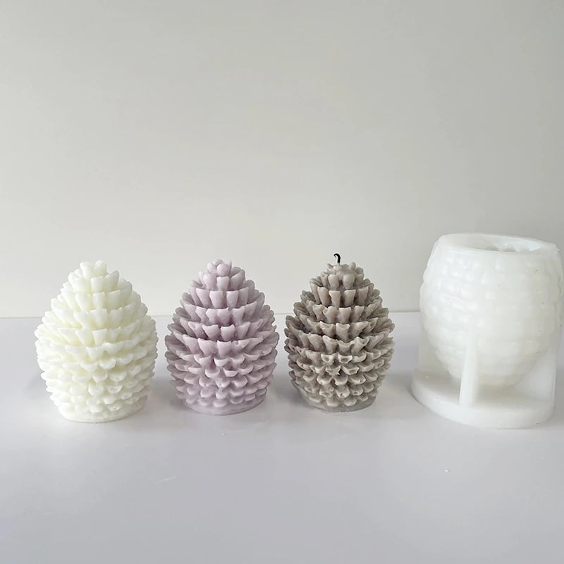 3D Christmas Silicone Candle Mold