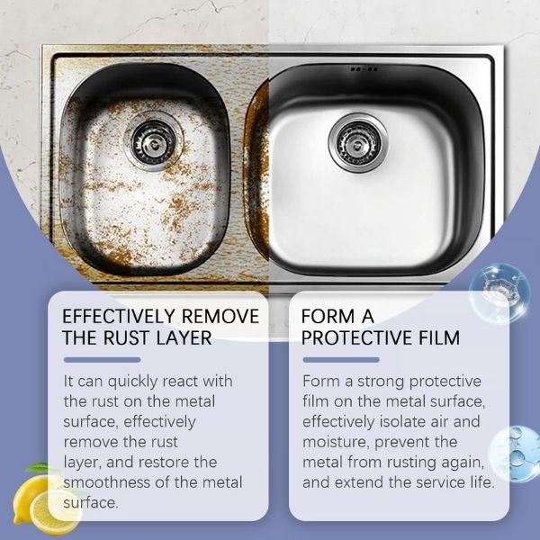 Powerful Rust Remover Spray – Instantly Restore Metal & Stainless Steel
