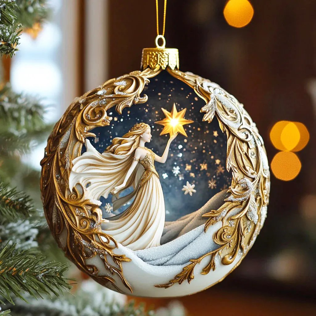 Winter Fantasy Fairy Ornament