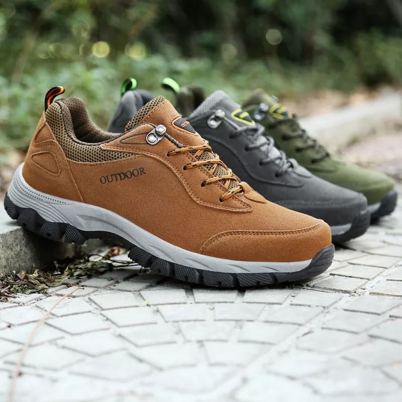 Men's Waterproof Breathable Lightweight Arch Support Hiking Shoes for Plantar Fasciitis (Medical Certification)
