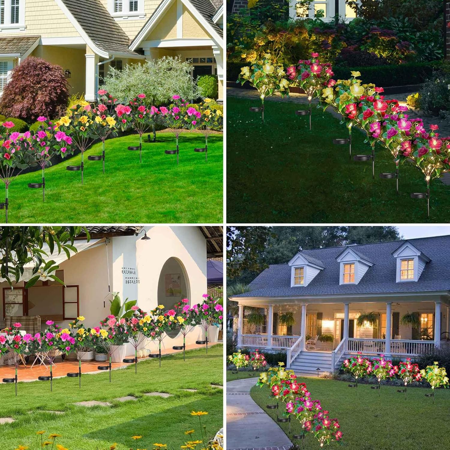 🔥Last Day 50% OFF-IP65 waterproof solar-powered simulated azalea lamp