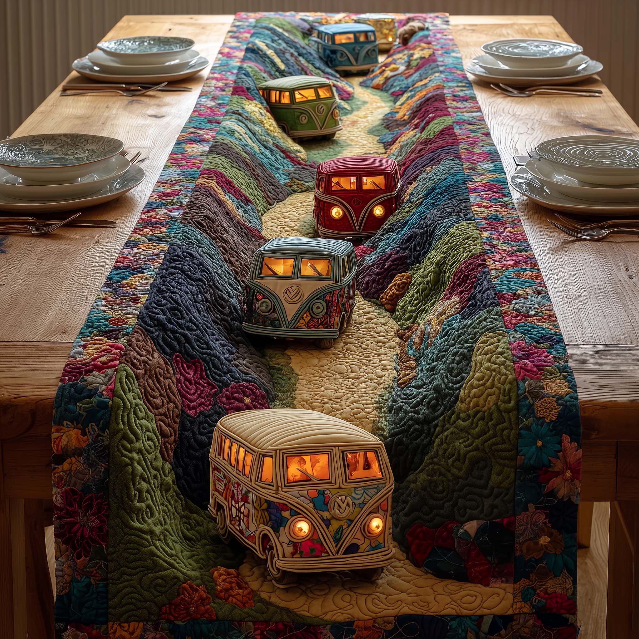 Valley Vans Quilted Table Runner GFTOQM1590