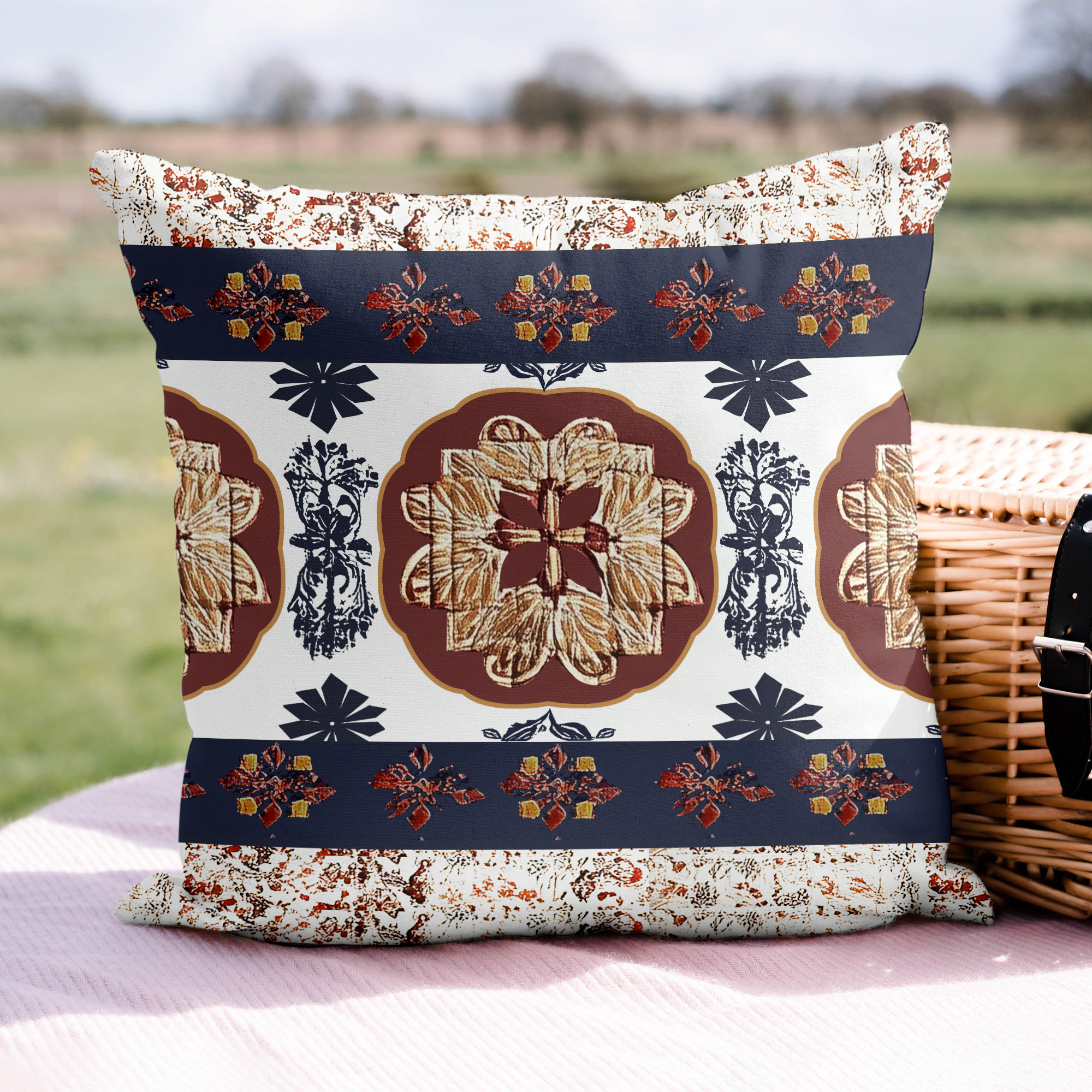 Royal Medallion Quilted Pillow Case NCU0VL1008