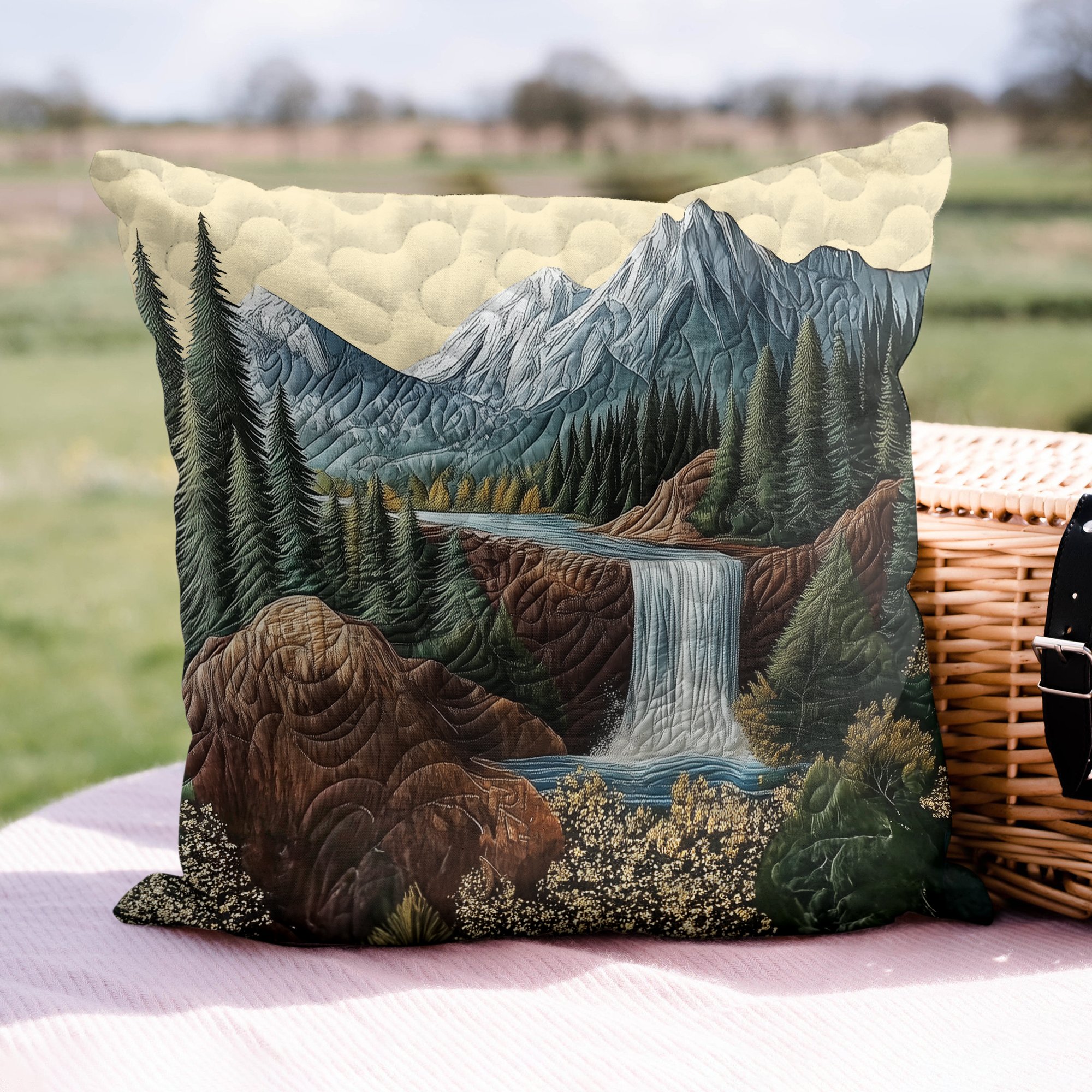 Nature Rest Quilted Pillow Case NCU0VL2350