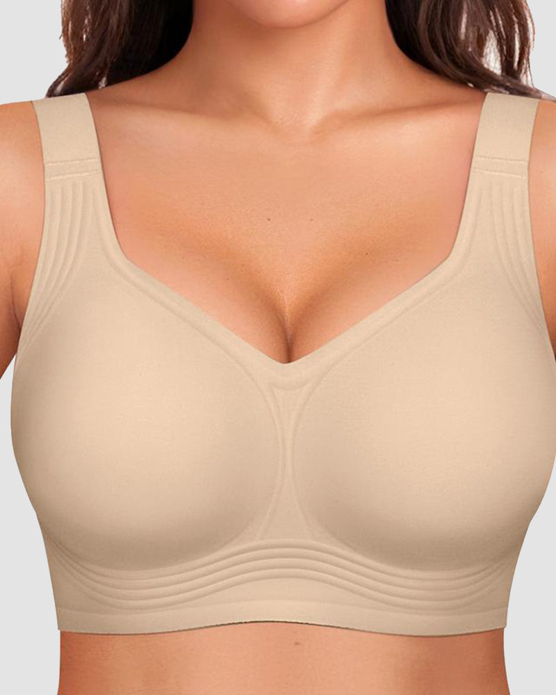 Comfortable Wireless Full Coverage Jelly Smoothing Bra