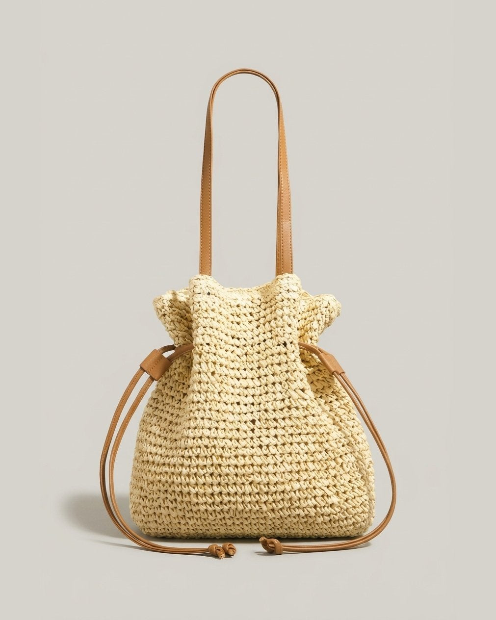 The Straw Bucket Bag