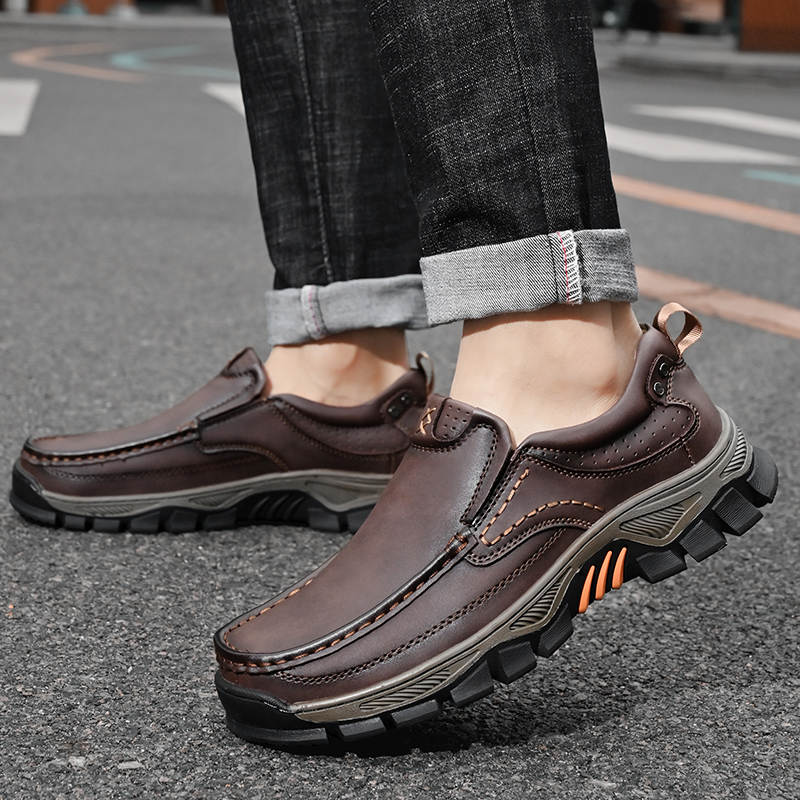 ⏰Promotion 60% OFF - 2025 New Men's Orthopedic Comfortable Casual Genuine Leather Slip On Loafers