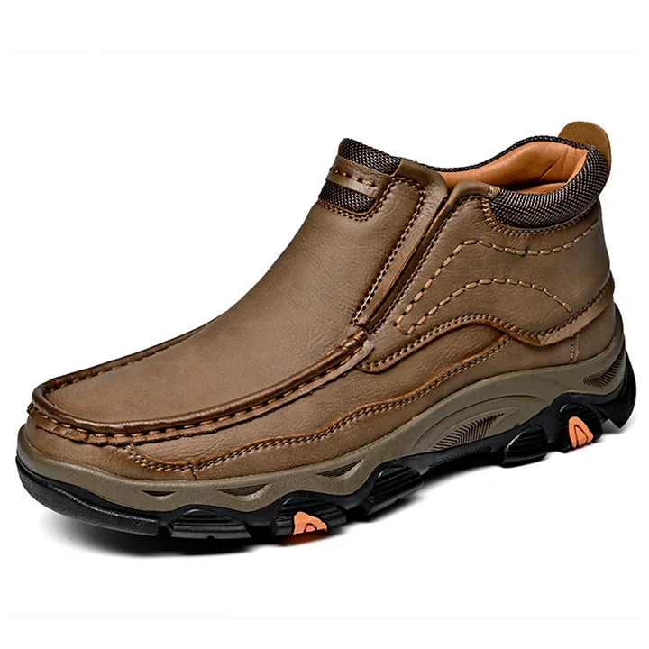 ⏰Last day 60% OFF - 2025 Hot selling men's casual thick-soled non-slip orthopedic leather boots