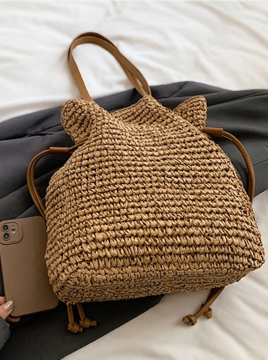 The Straw Bucket Bag