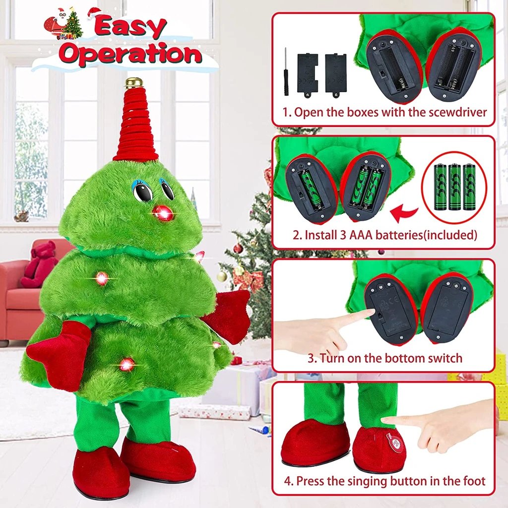 🎵Singing and Dancing Christmas Tree Toys🎄