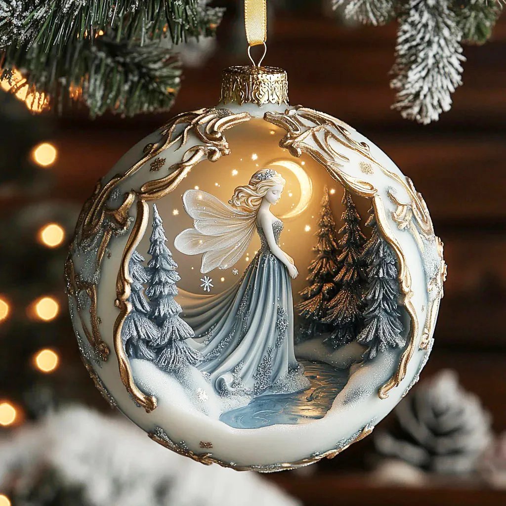 Winter Fantasy Fairy Ornament