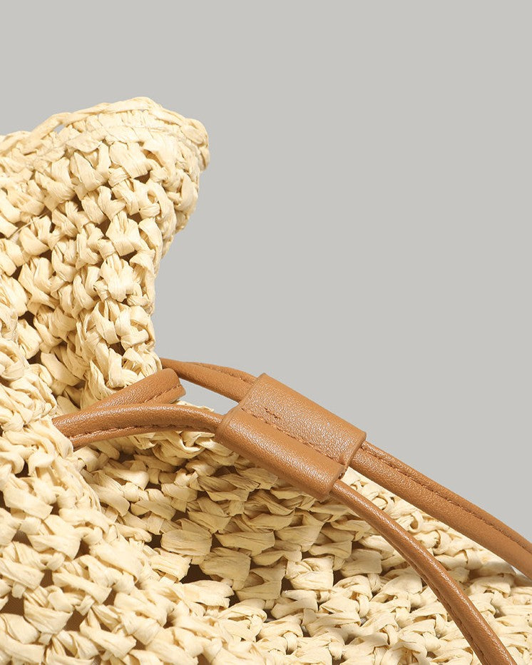 The Straw Bucket Bag