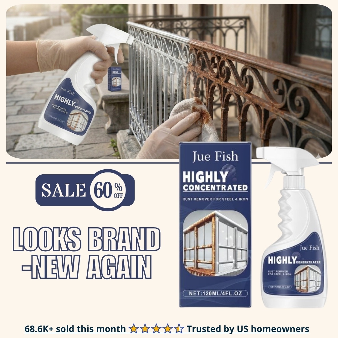 Powerful Rust Remover Spray – Instantly Restore Metal & Stainless Steel