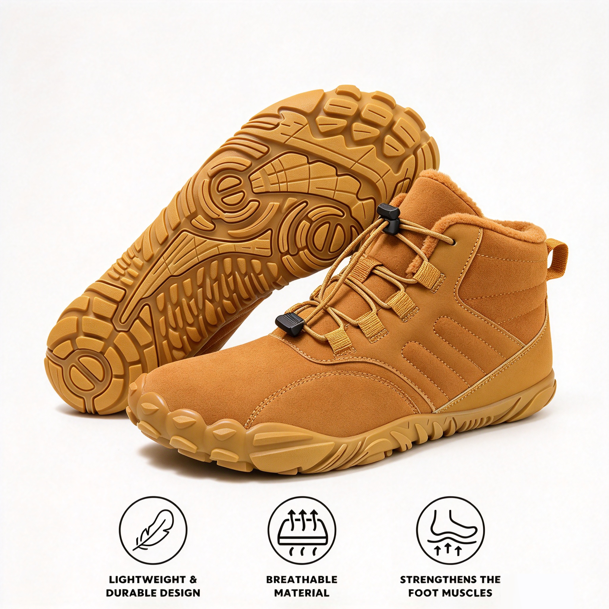 🔥LAST DAY 70% OFF🔥 - Non-slip & waterproof winter barefoot shoe (Unisex)