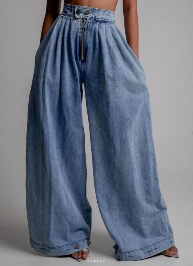 New summer women's high-waisted casual retro jeans